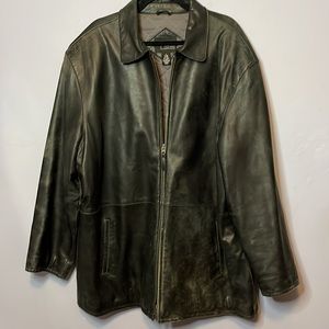 Vintage Y2K Genuine Leather Jacket - Cezani